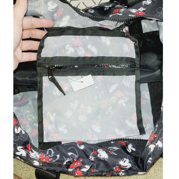 Bioworld Mickey Mouse Weekender Duffel Travel Tote Overnight Bag - Picture 9 of 16